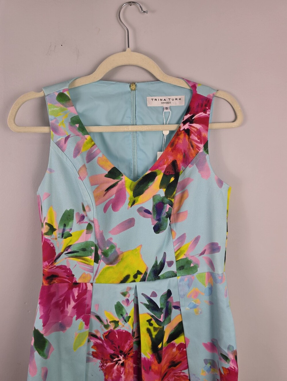 Trina Turk Aniya Floral Dress Size 8 NWT - Picture 6 of 16